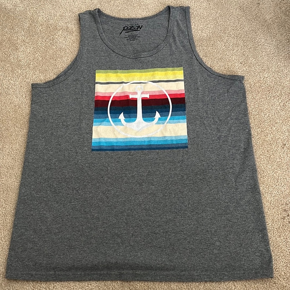 Grey tank top size XL.